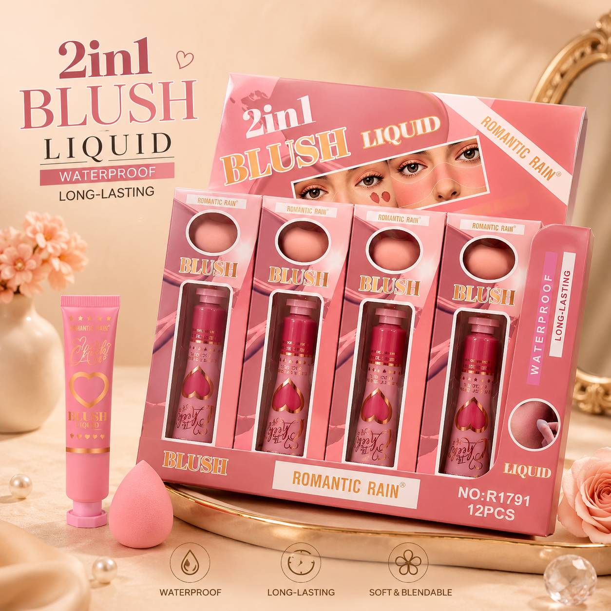 2-in-1 Blush & Blender