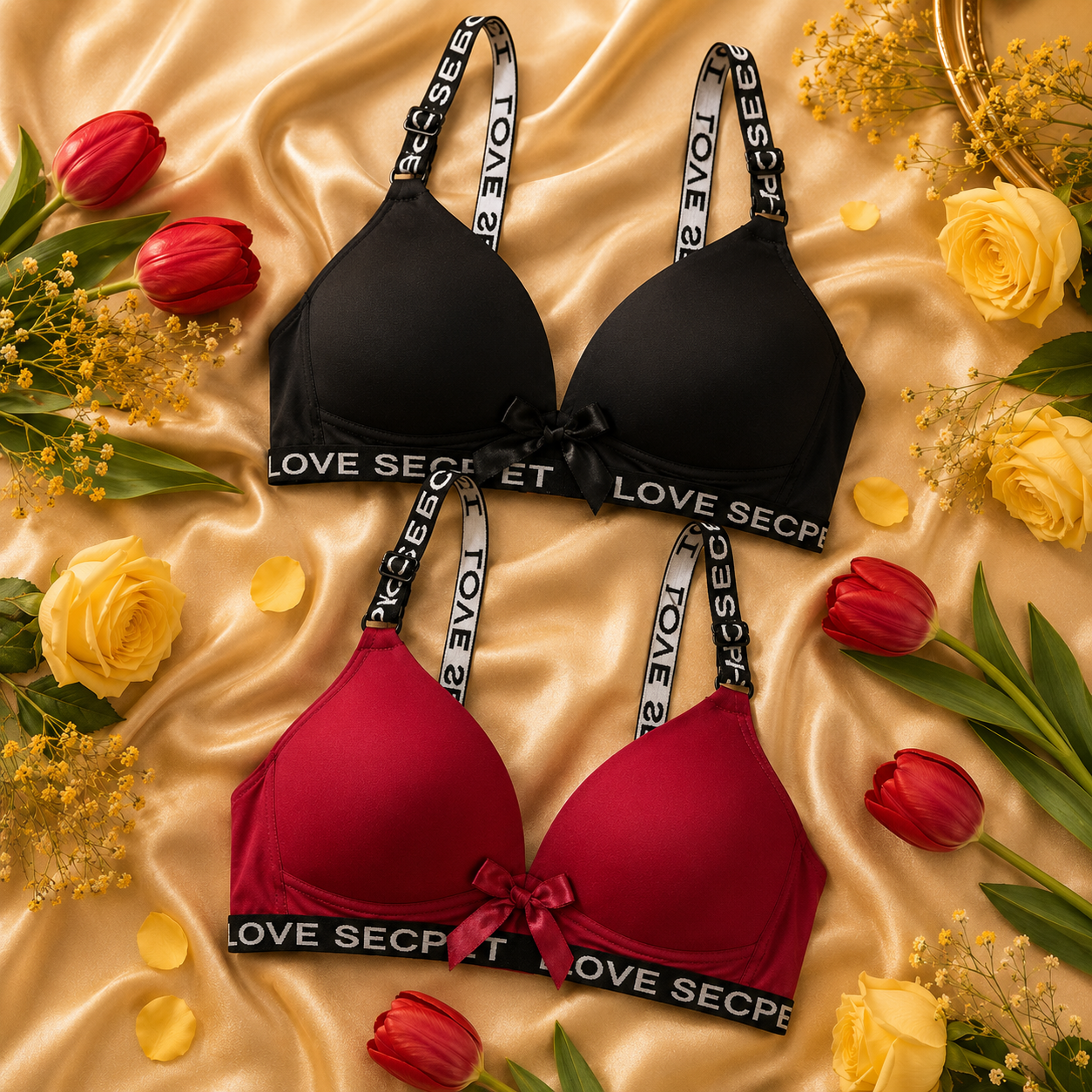 Soft Padded Bra-Pack of 2