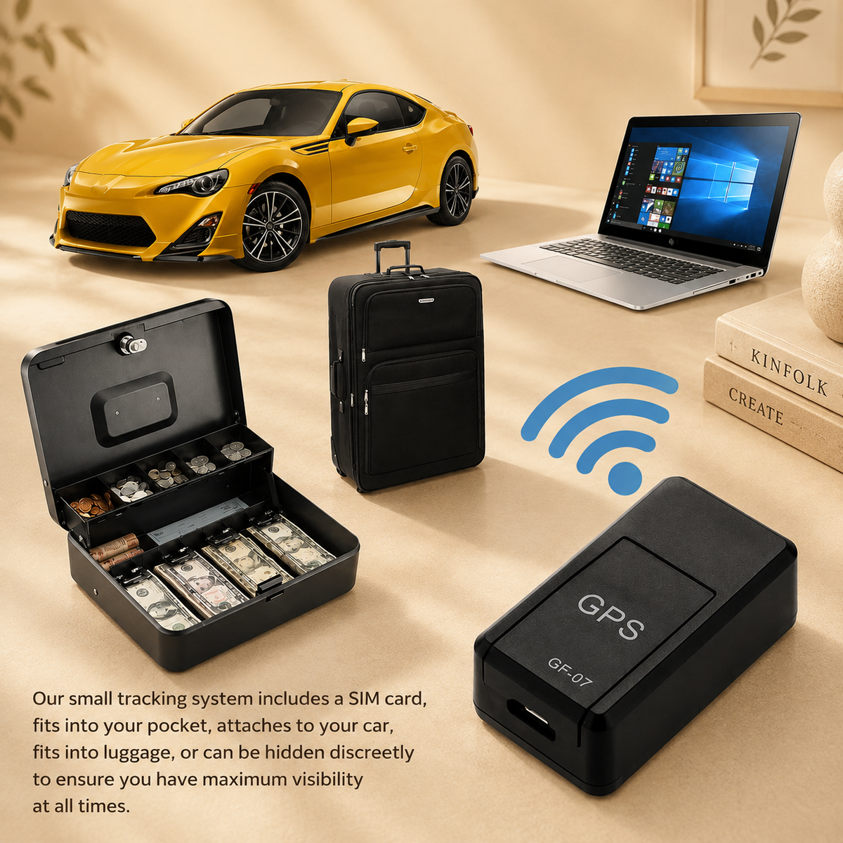 Mini Magnetic Car GPS Tracker