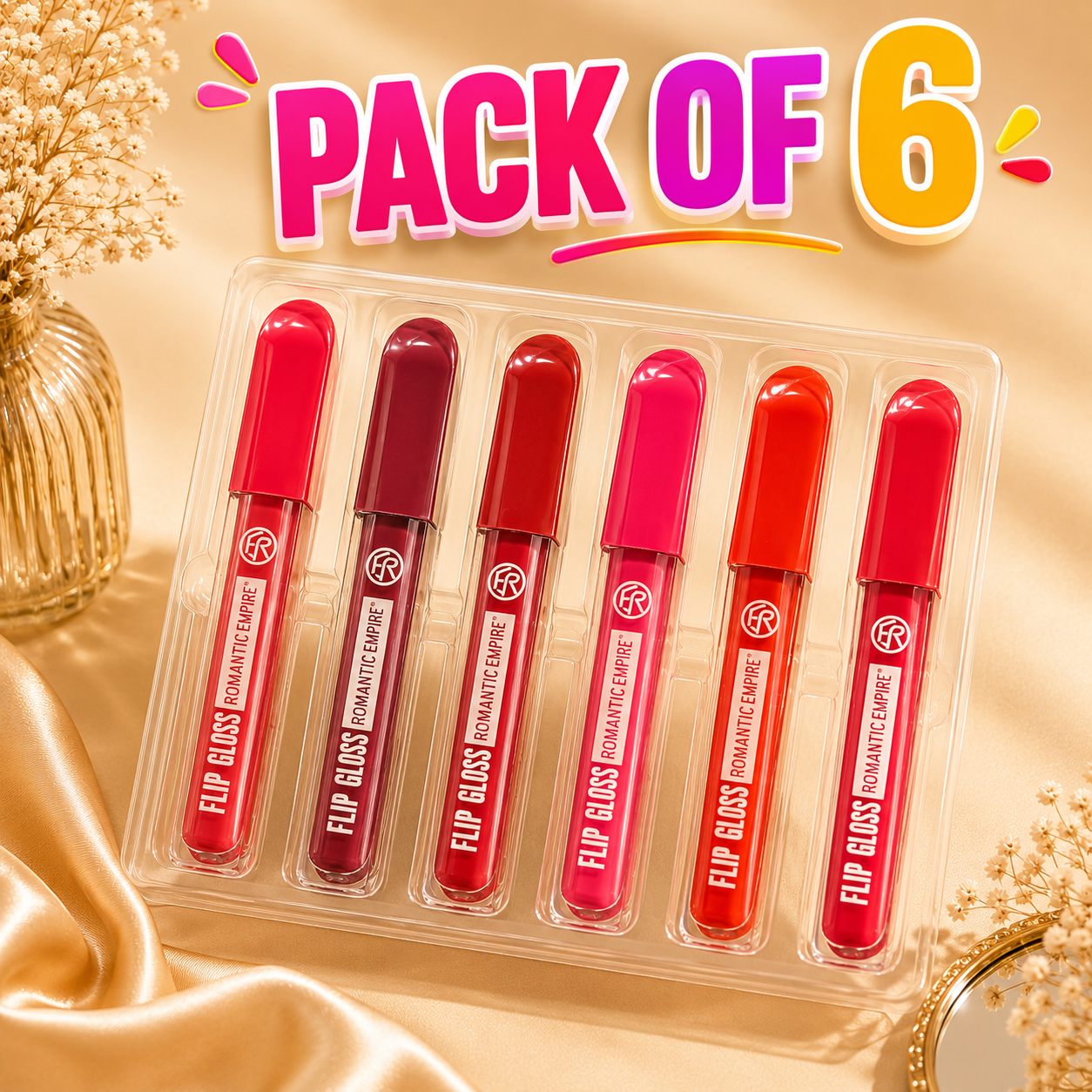 Lip Gloss-Pack of 6