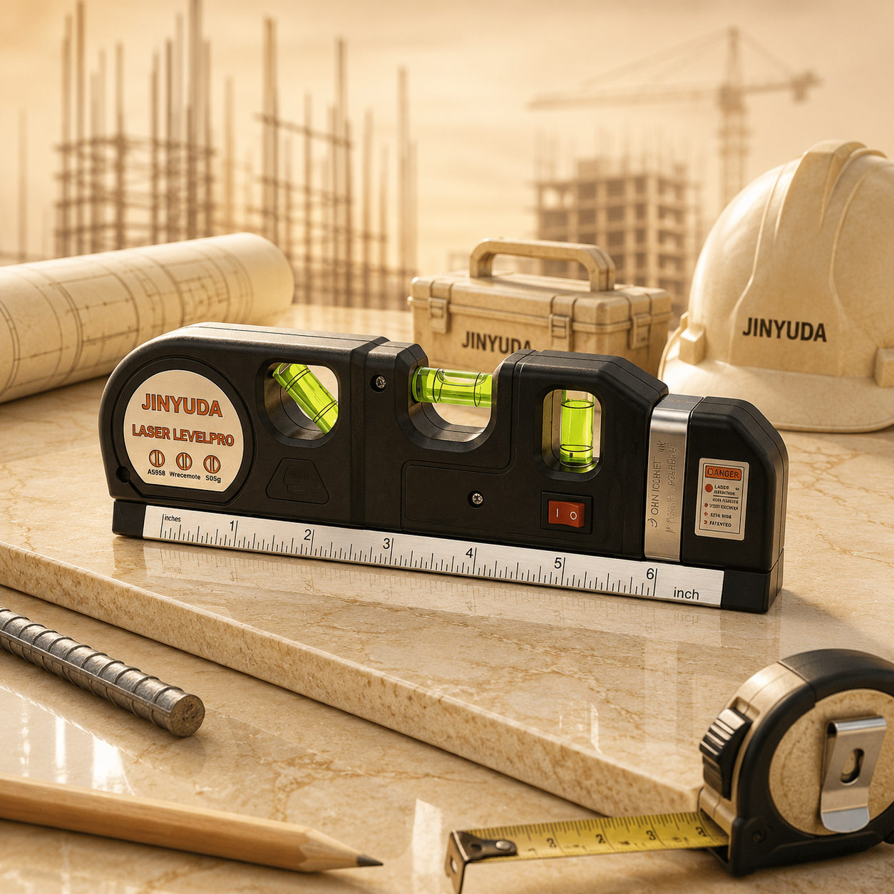 Laser Level Measuring Tool