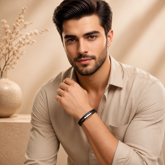 Premium Leather Men's Bracelet