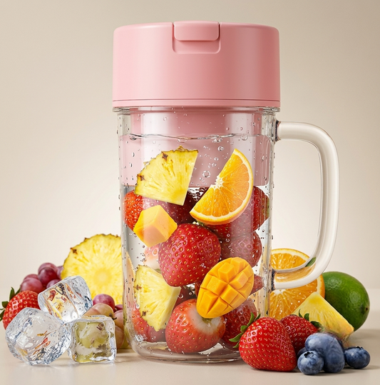 Portable Juicer Blender Cup with Straw