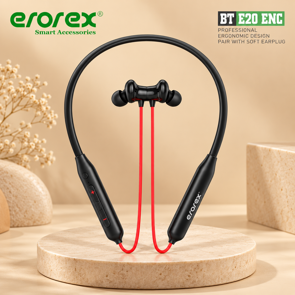 ENC Wireless Neckband-BT-E20