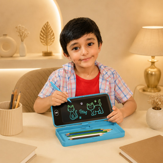 LCD Writing Pencil Box