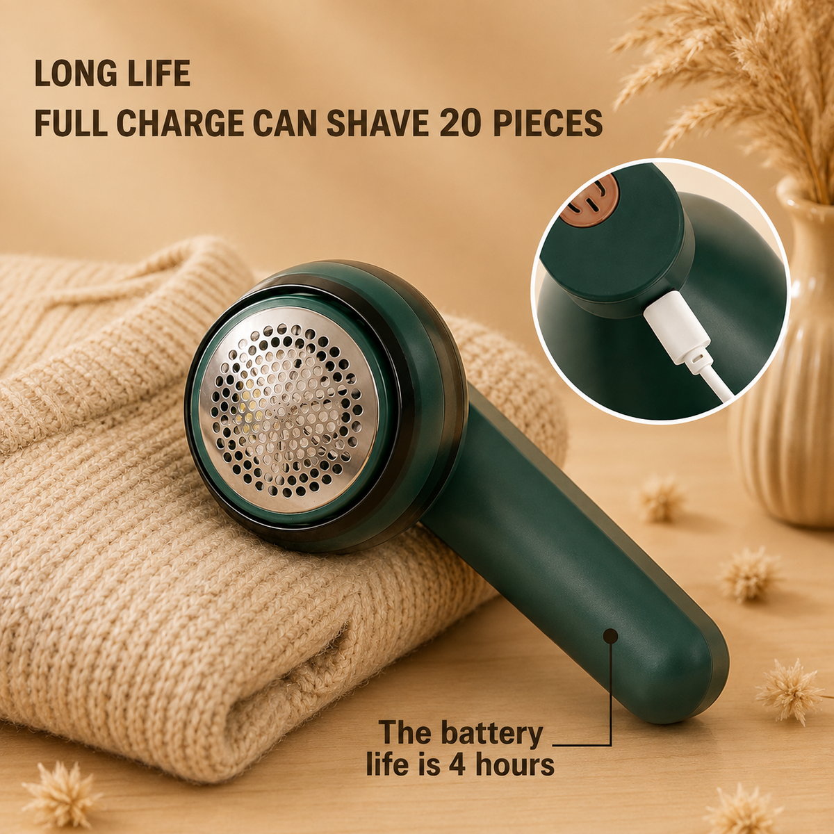 Rechargeable Portable Lint Remover