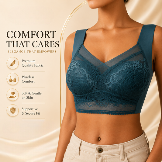 Premium Navy Blue Vest Bra