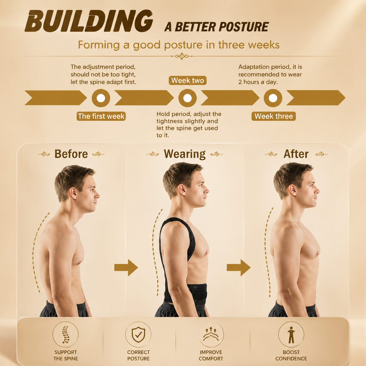 Posture Support Correction Belt