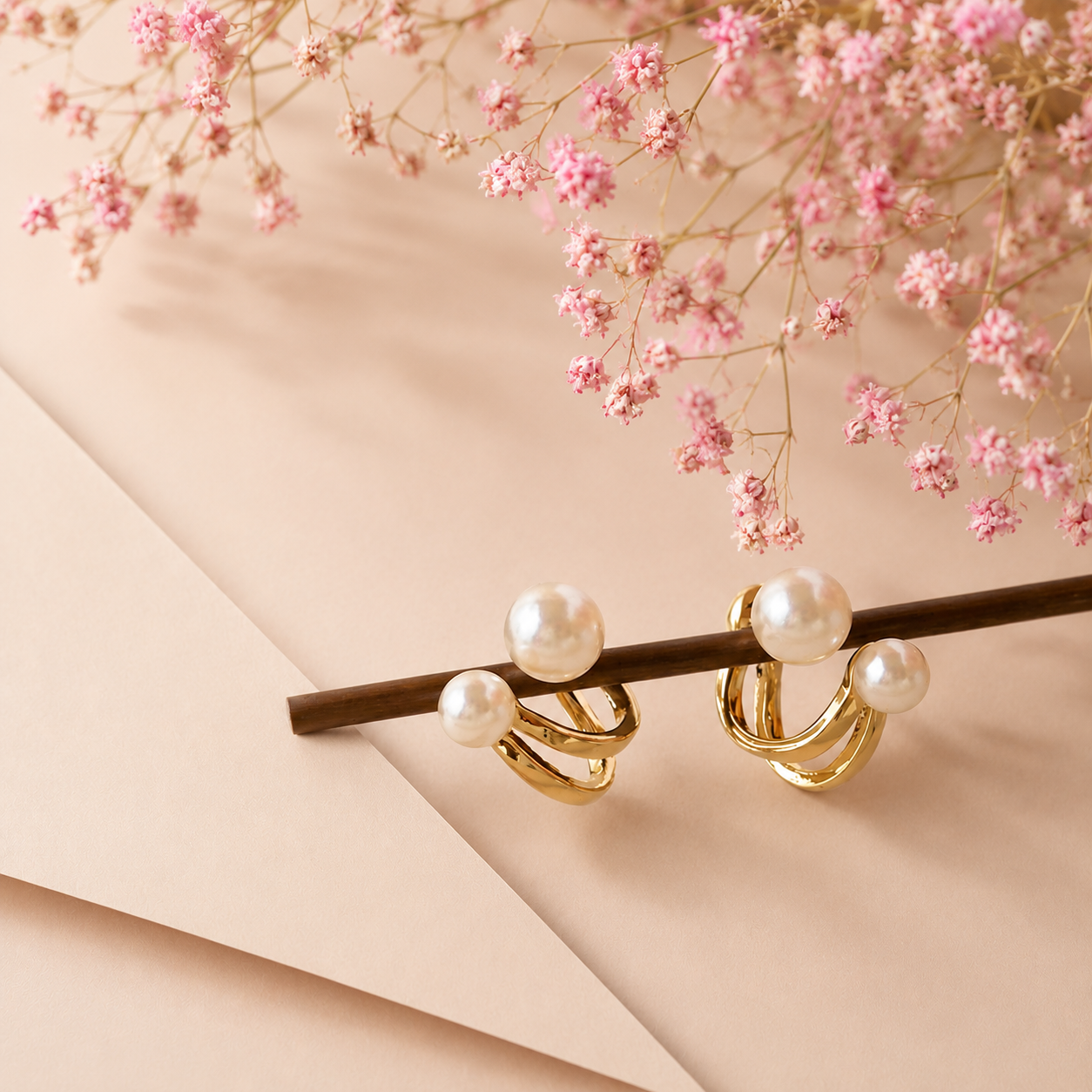 Korean Style Pearl Earrings