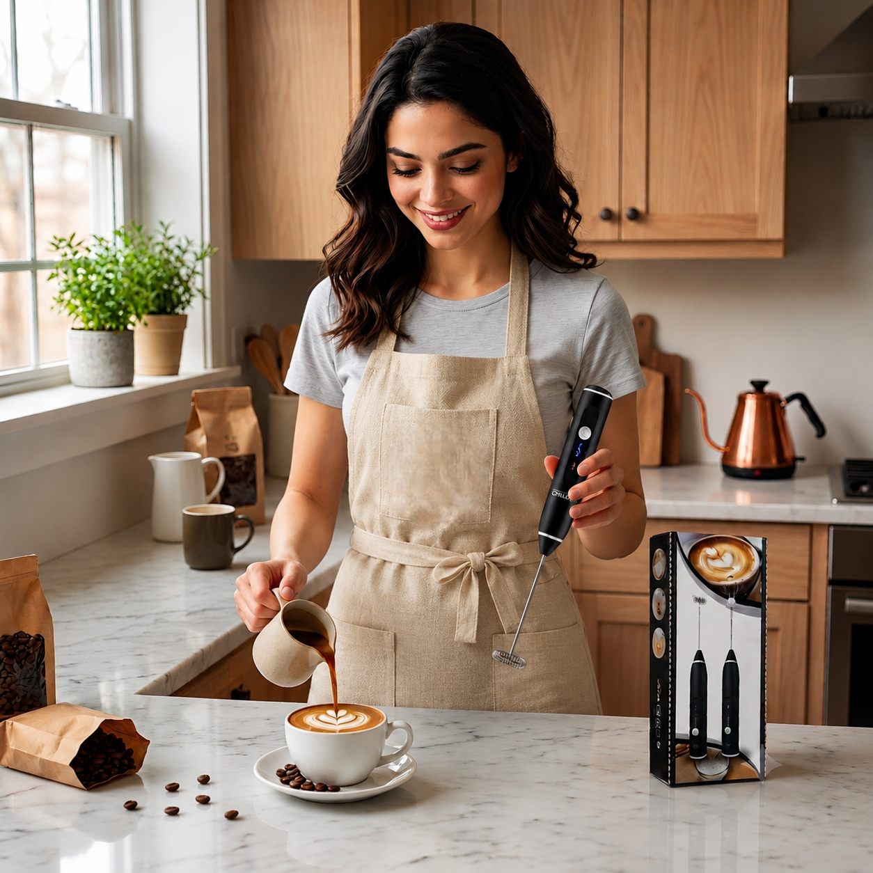Rechargeable Coffee Beater