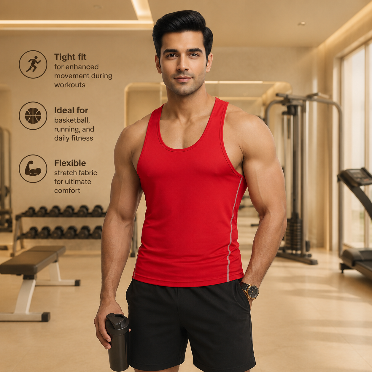 Men's Tight Fit Vest