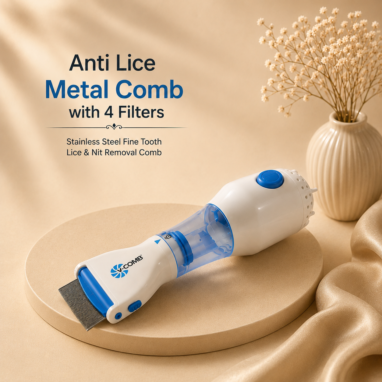 Anti Lice Metal Comb