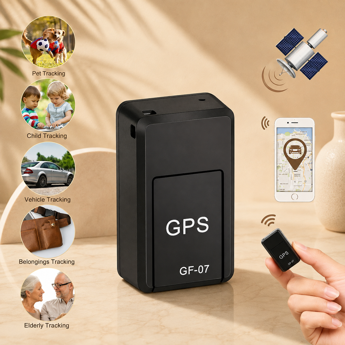 Mini Magnetic Car GPS Tracker