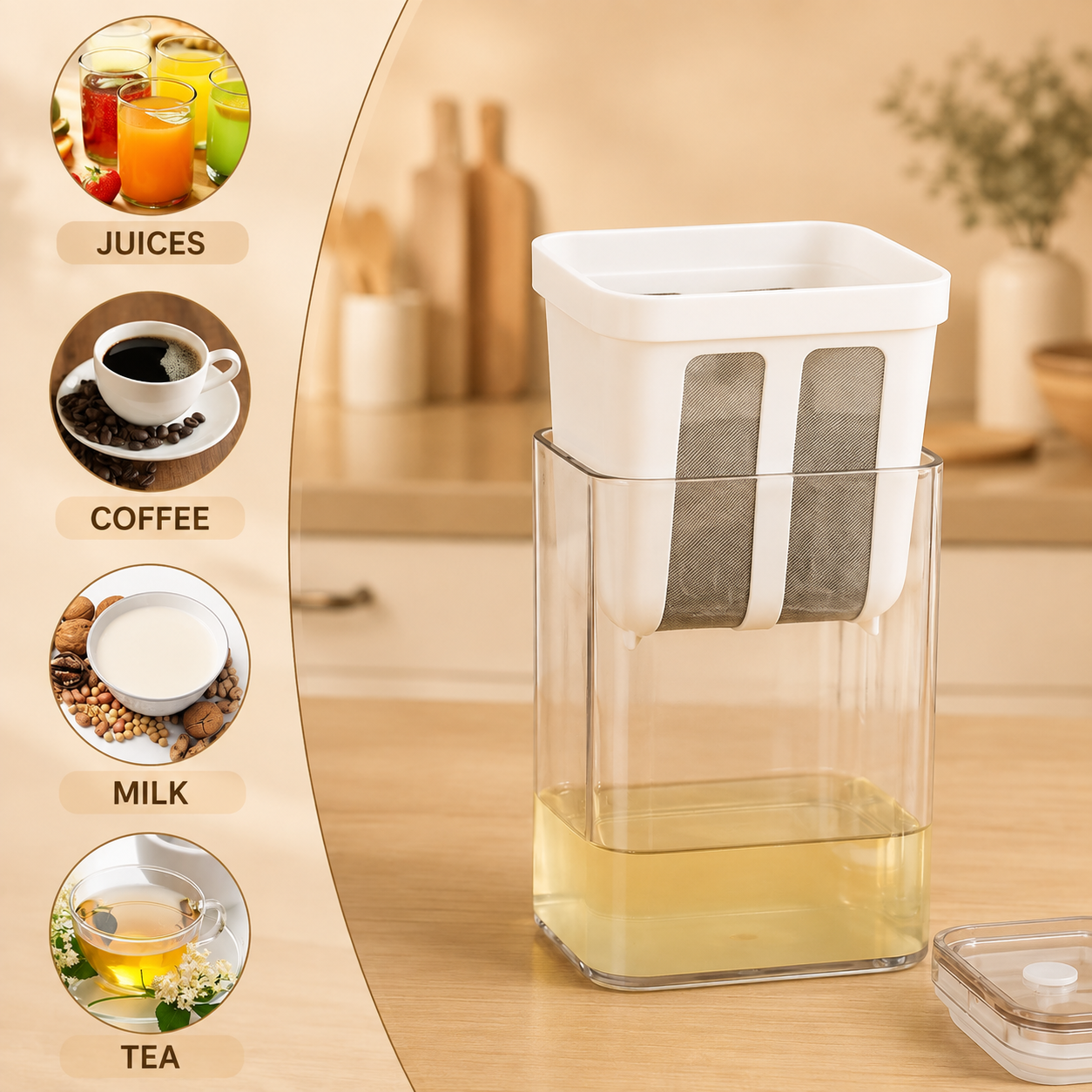 Multifunctional Yogurt Strainer Filter