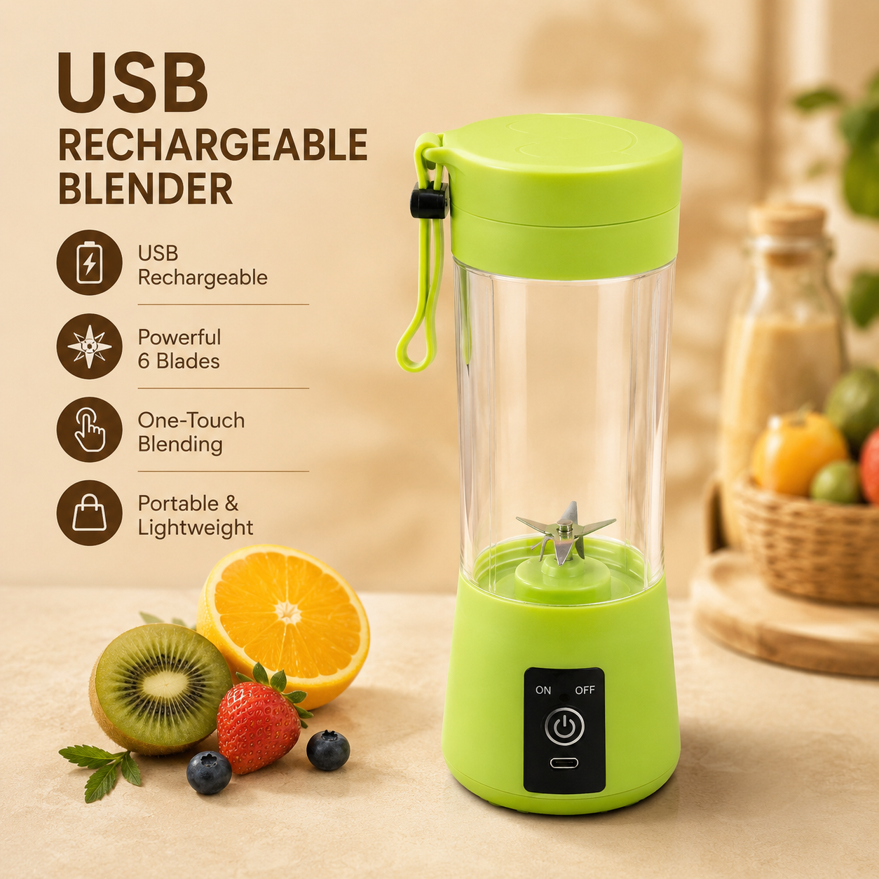 Mini USB Juicer Blender