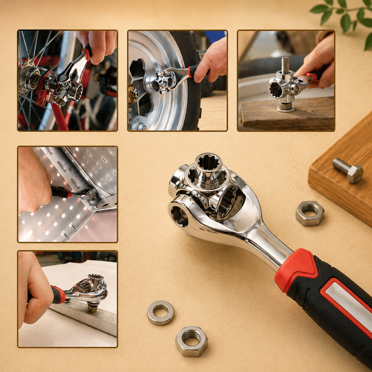 48-in-1 Universal Rotary Wrench