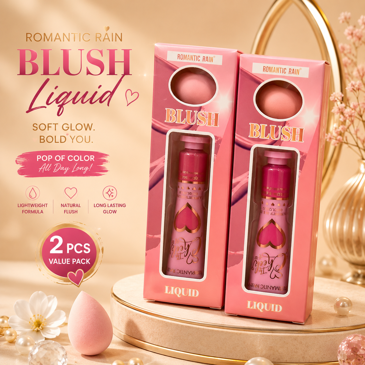 2-in-1 Blush & Blender