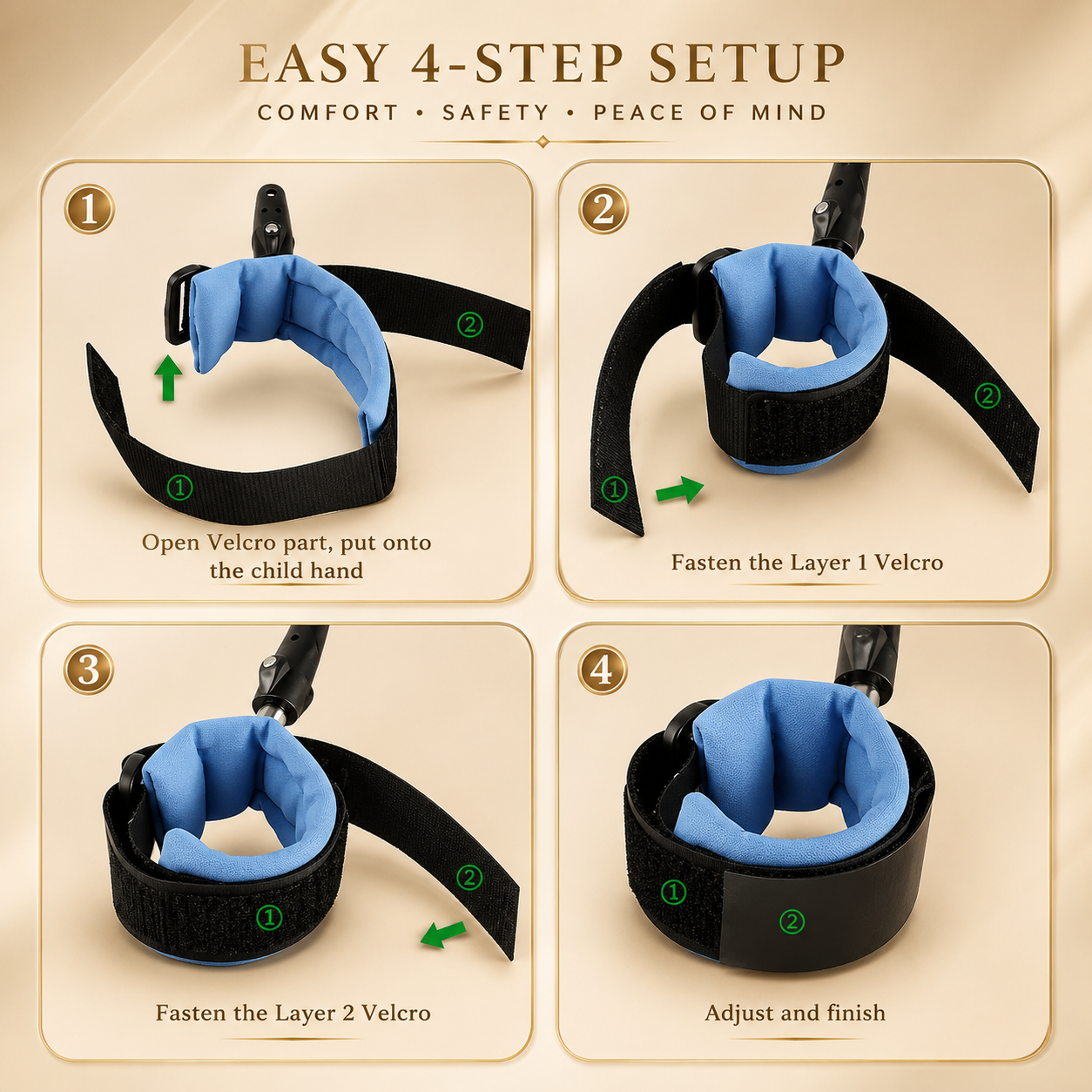 Anti-Lost Child Safety Wristband