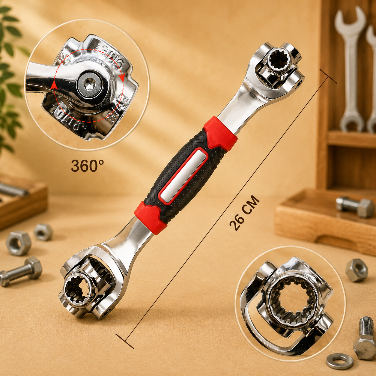 48-in-1 Universal Rotary Wrench