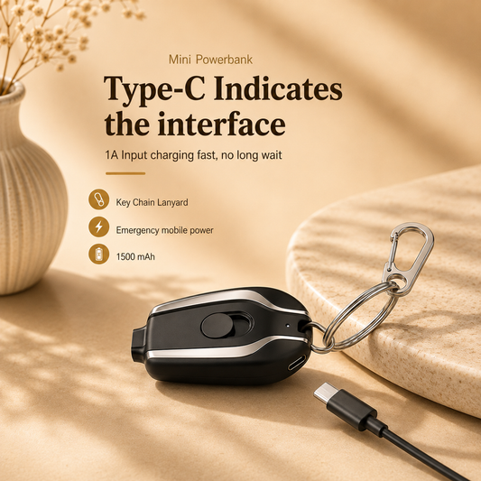 Mini Keychain Power Bank