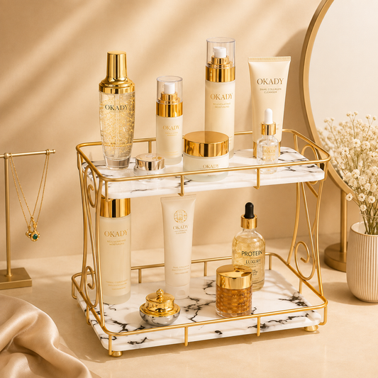 Double Layer Makeup Organizer