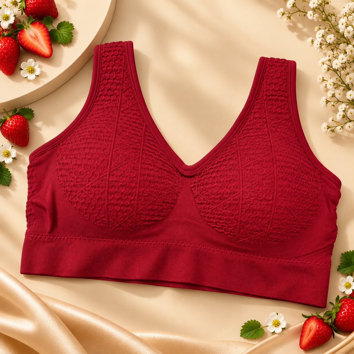 Seamless Stretch Sports Bra