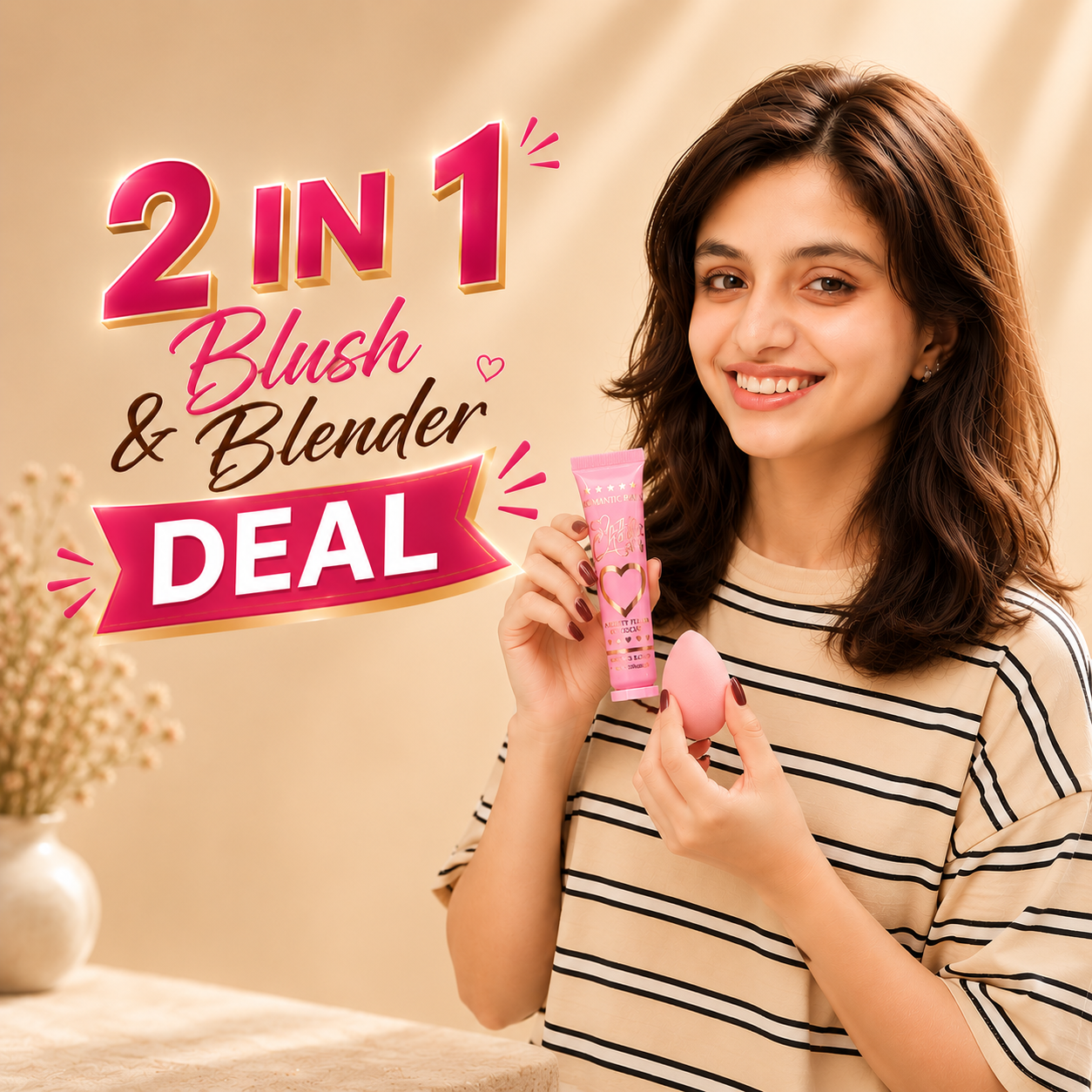 2-in-1 Blush & Blender