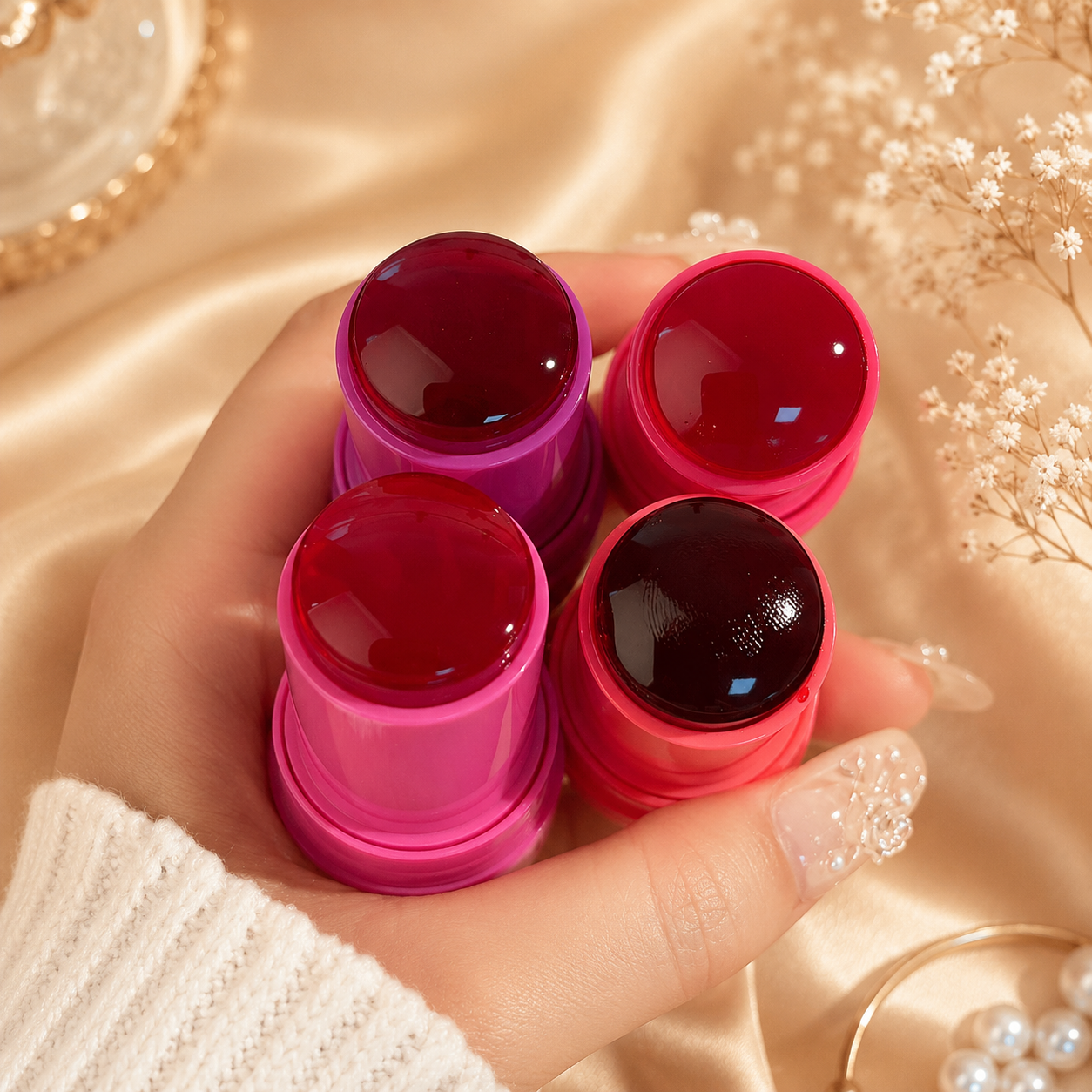 Jelly Lip Tint-Pack of 4