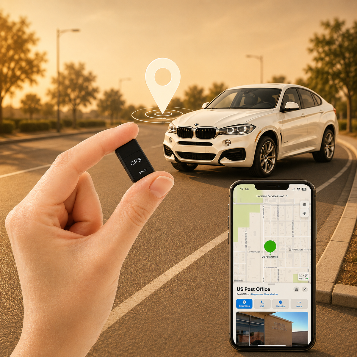Mini Magnetic Car GPS Tracker