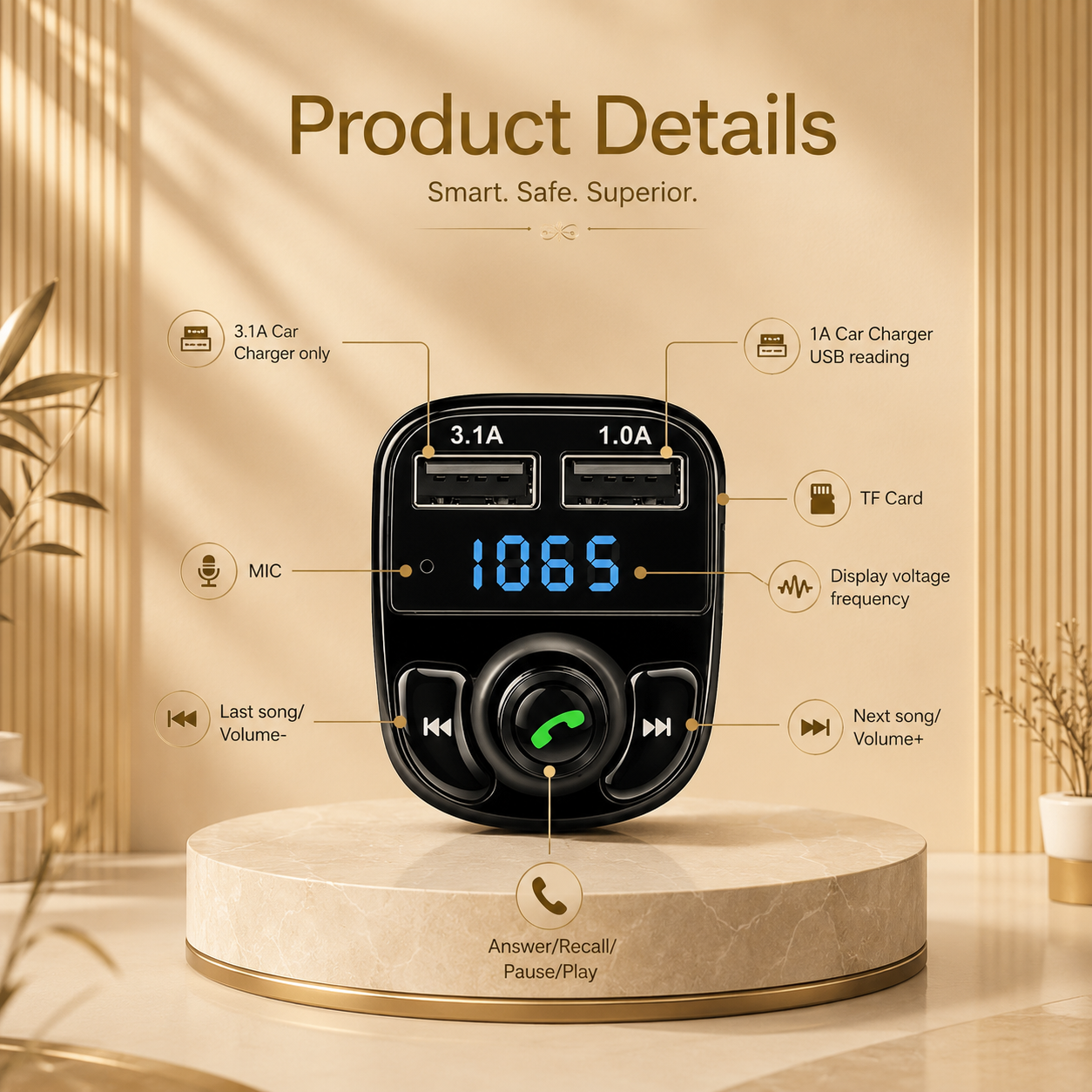X8 Wireless Car MP3 Player