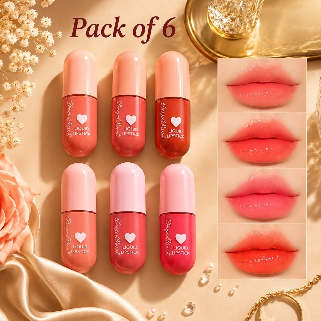 High Pigment Lip Gloss-Pack of 6
