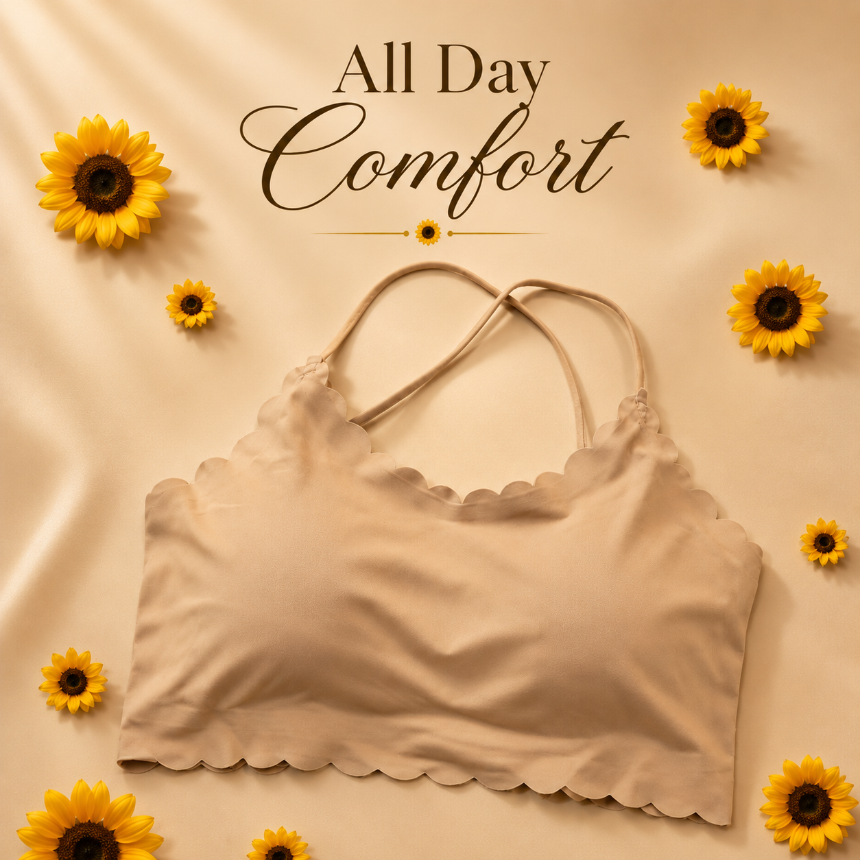 Women’s Seamless Scallop Bralette